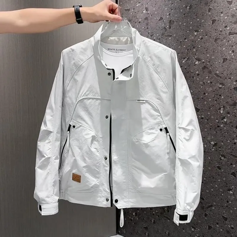 Herren Leichte Übergangsjacke mit funktionalen Taschen Drune