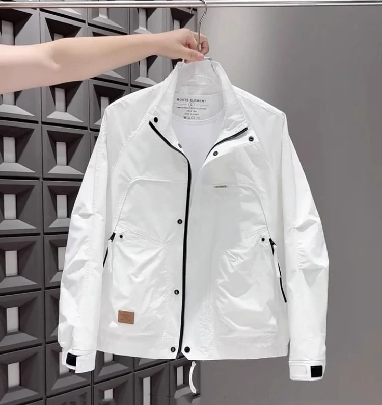 Herren Leichte Übergangsjacke mit funktionalen Taschen Drune