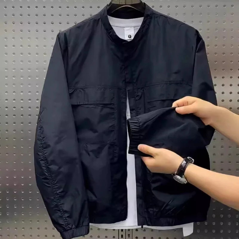Herren Leichte Übergangsjacke im urbanen Stil Drune