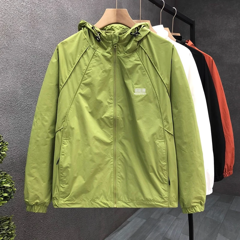 Herren Leichte Funktionsjacke mit Kapuze Drune