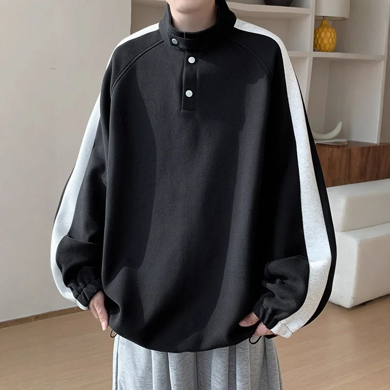 Herren Lässiger Overshirt Pullover Drune