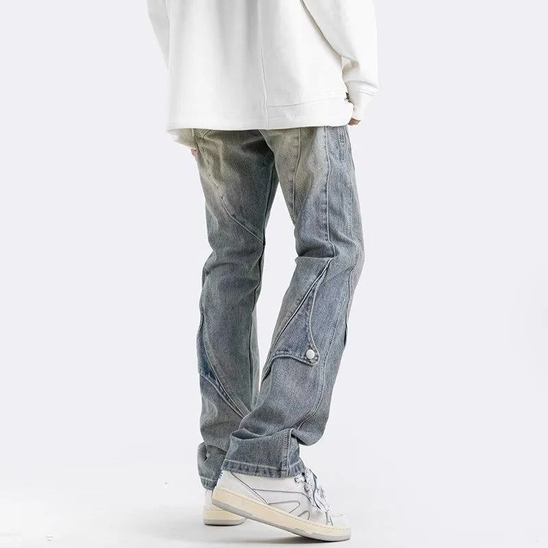 Herren Lässige Utility Jeans mit praktischen Taschen Drune