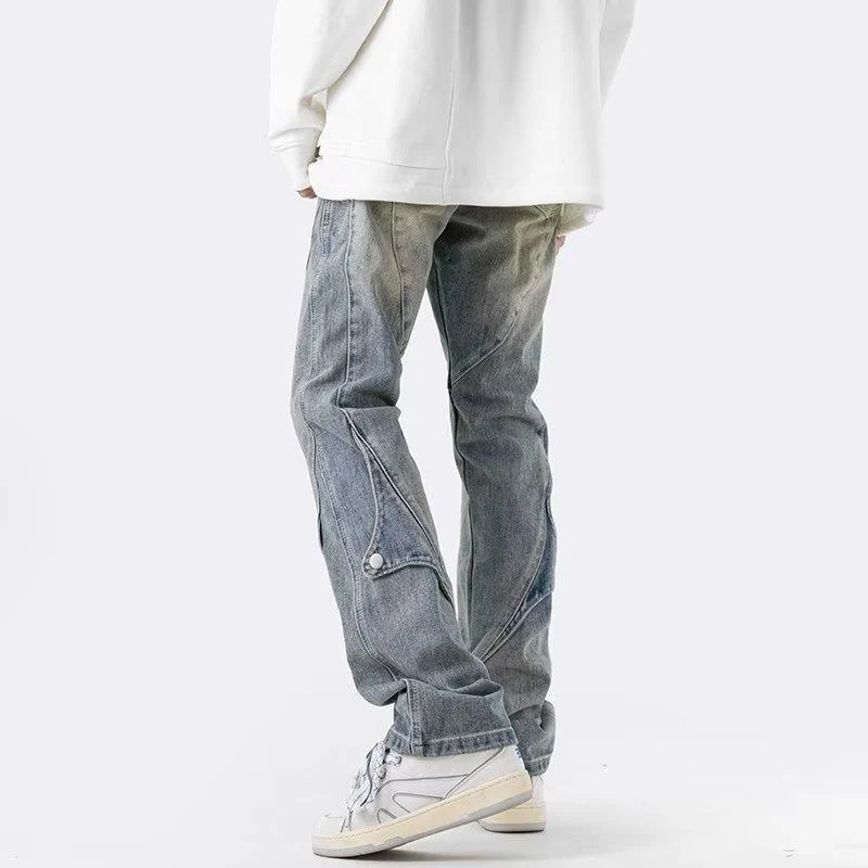 Herren Lässige Utility Jeans mit praktischen Taschen Drune