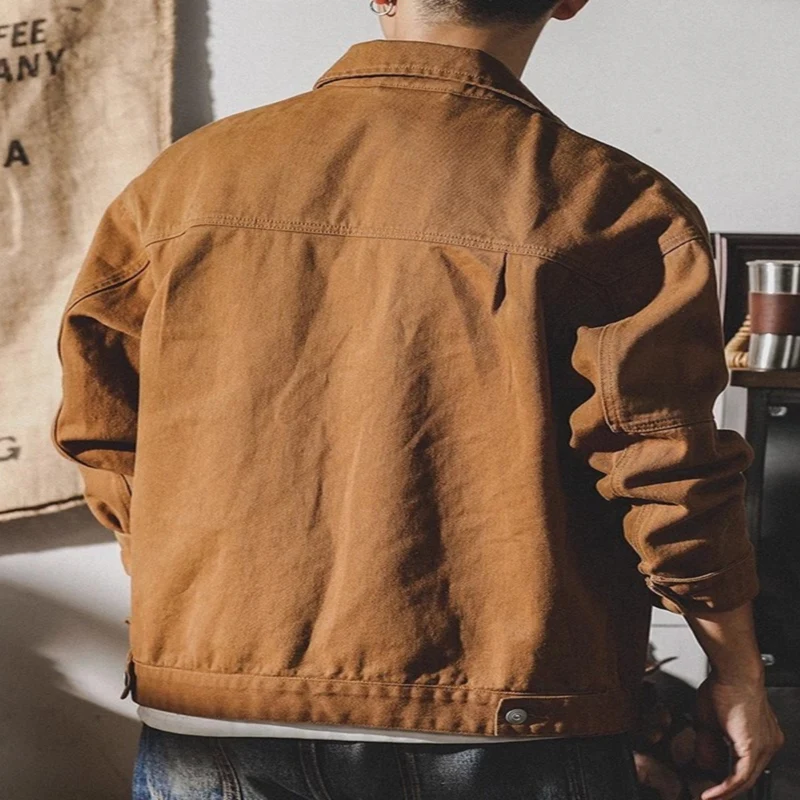 Herren Lässige Utility-Jacke mit praktischen Taschen Drune