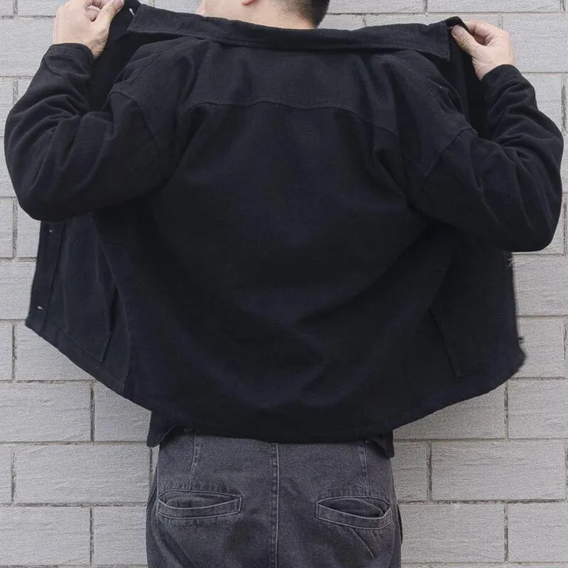 Herren Lässige Utility-Jacke Drune