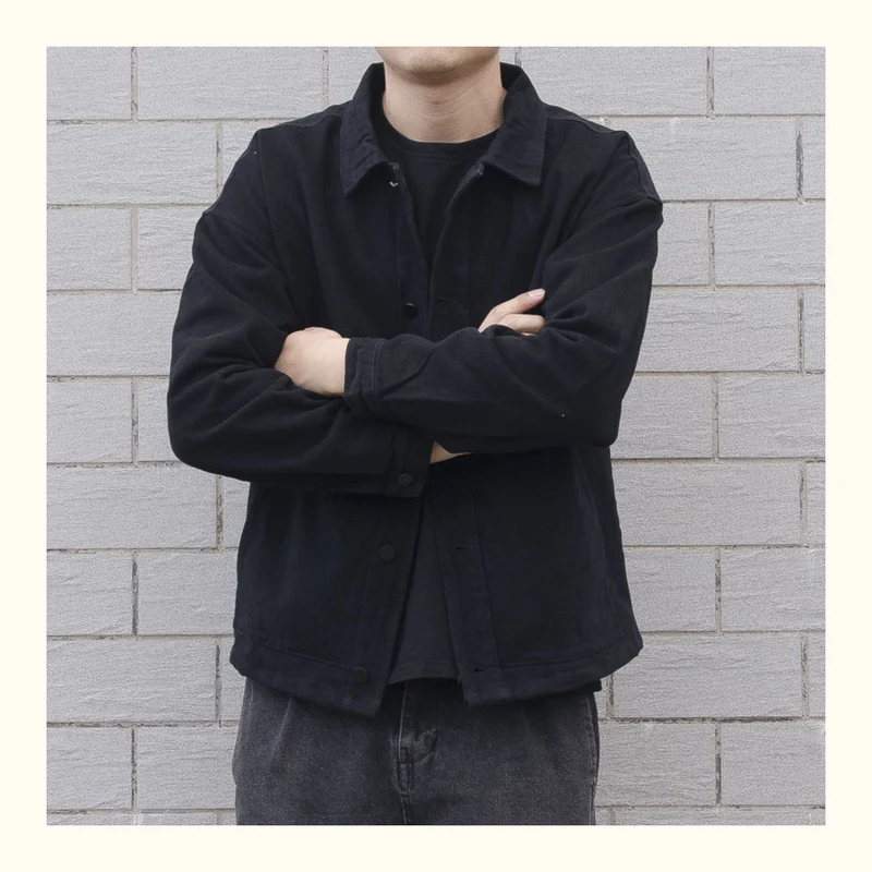 Herren Lässige Überjacke Drune