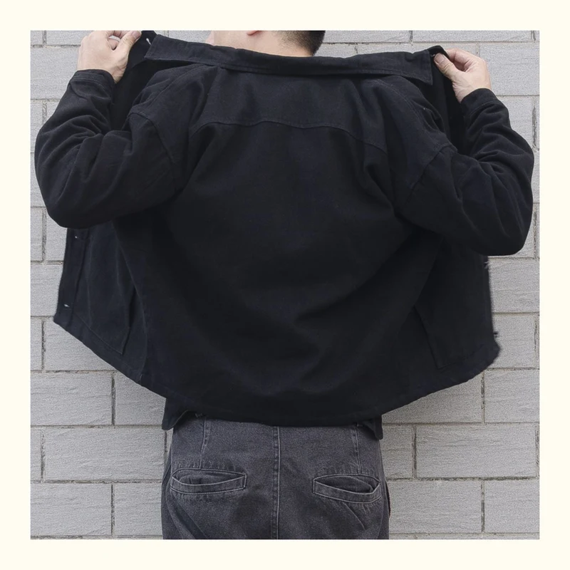 Herren Lässige Überjacke Drune