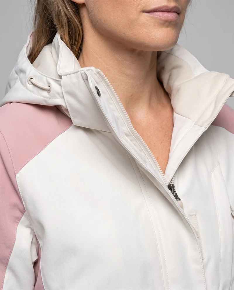 Damen Colorblock Leicht Übergangsjacke mit atmungsaktiver Membran und herausnehmbarem Innenwesten
