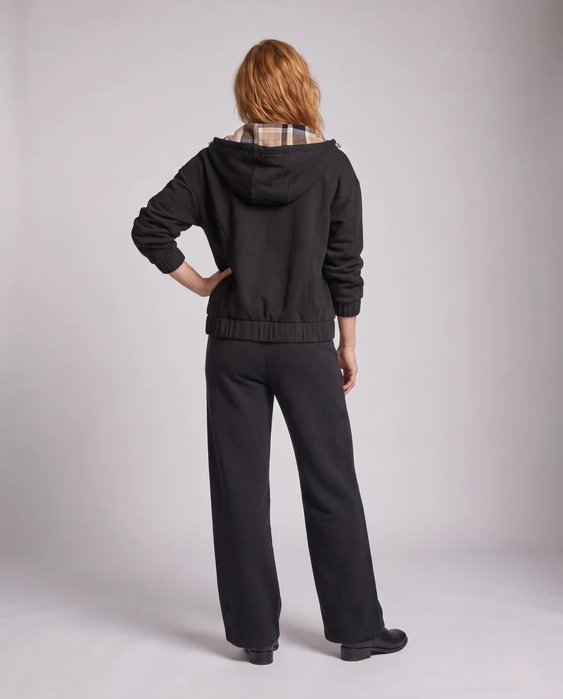 Damen Freizeit Hoodie Jacken und lockere Jogginghosen Set