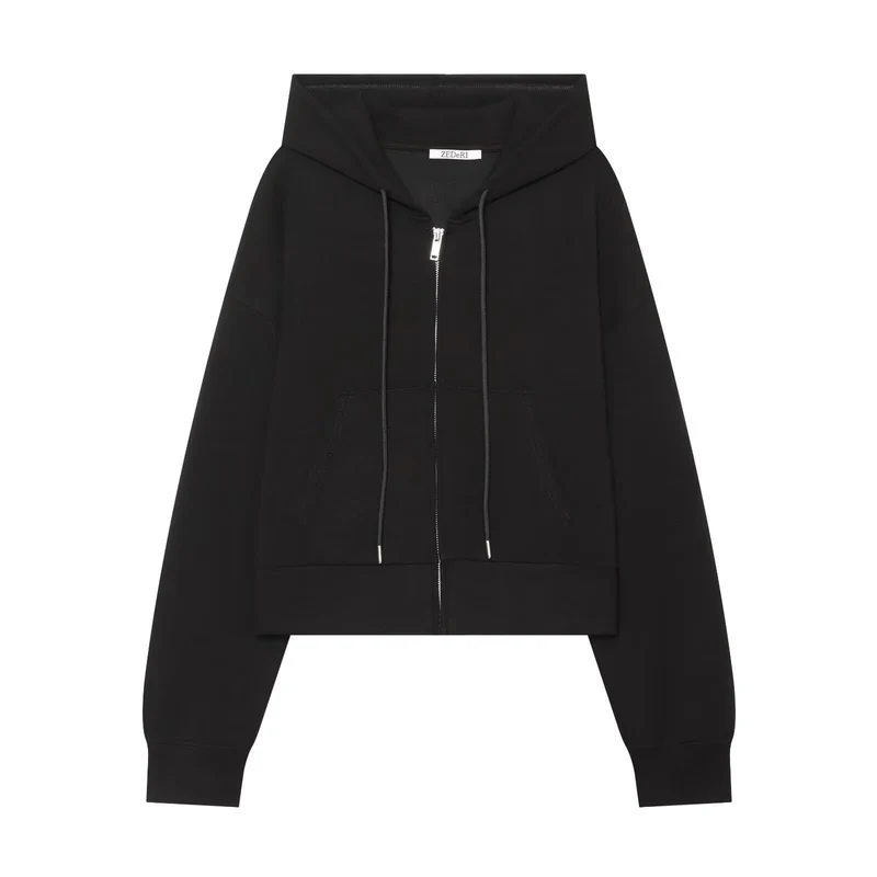 Damen Weite High‑Waist Jersey-Hose mit Tunnelzug und weitem Bein Drune