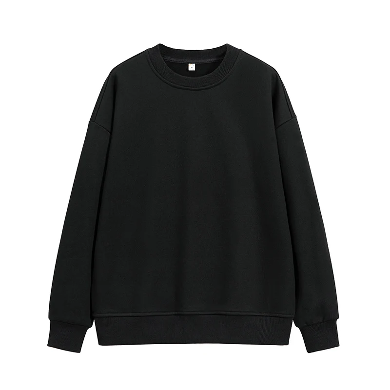 Unisex Oversize‑Sweatshirt mit Rundhalsausschnitt, gebürstetem Innenfutter und gerippten Abschlüssen Drune