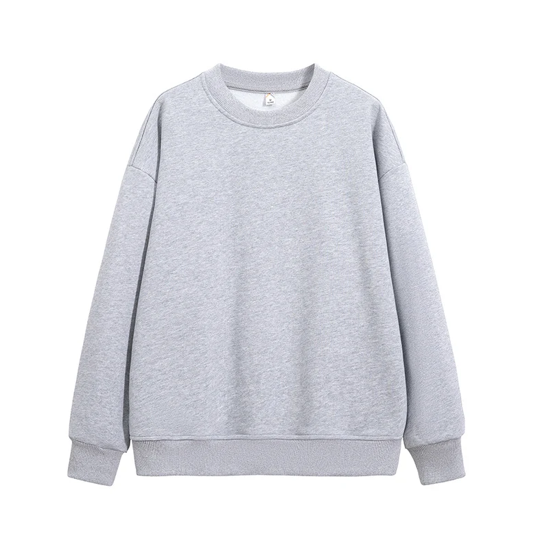 Unisex Oversize Rundhals-Sweatshirt aus schwerer Baumwollmischung mit geripptem Saum und Raglanärmeln Drune
