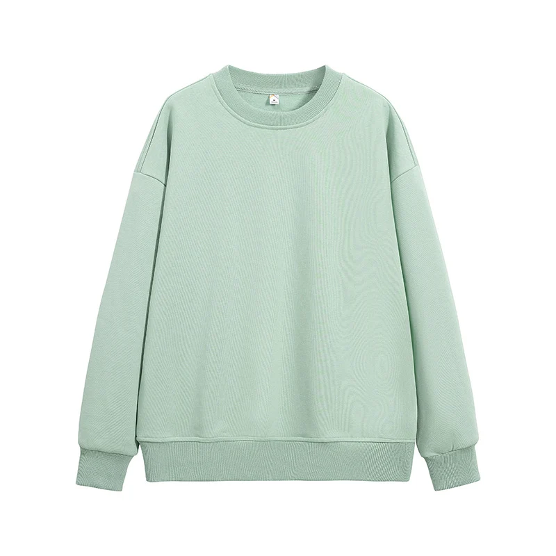 Unisex Oversize Rundhals-Sweatshirt aus schwerer Baumwollmischung mit geripptem Saum und Raglanärmeln Drune