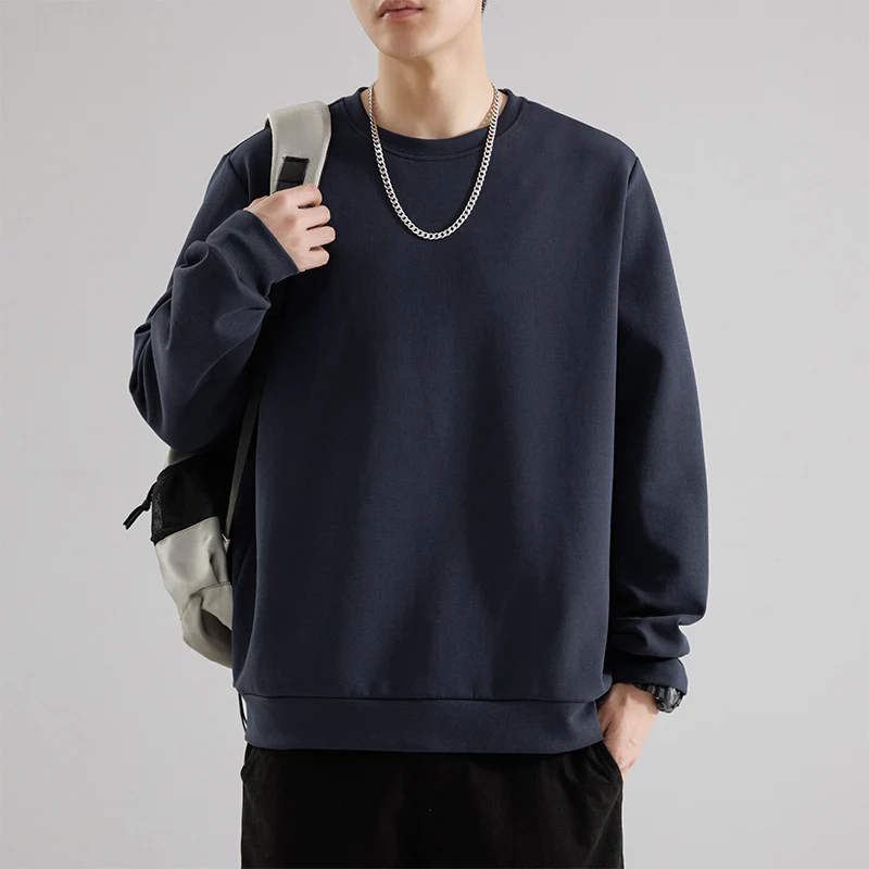 Unisex Oversize Rundhals‑Sweatshirt aus schwerem French‑Terry mit gerippten Bündchen Drune