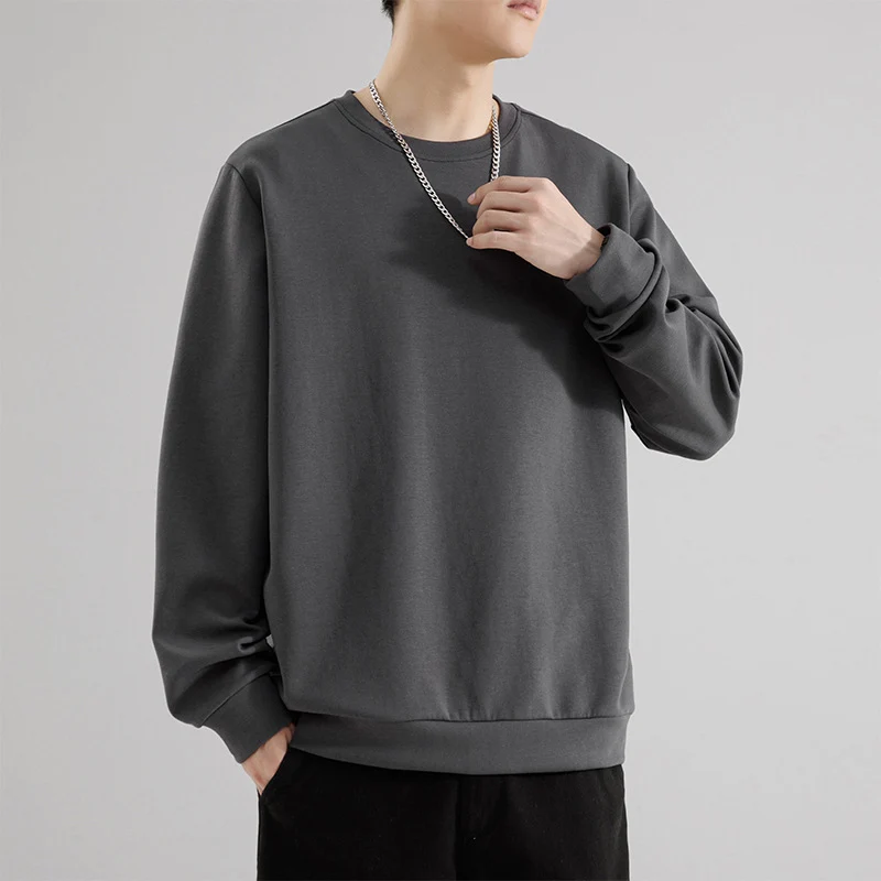 Unisex Oversize Rundhals‑Sweatshirt aus schwerem French‑Terry mit gerippten Bündchen Drune