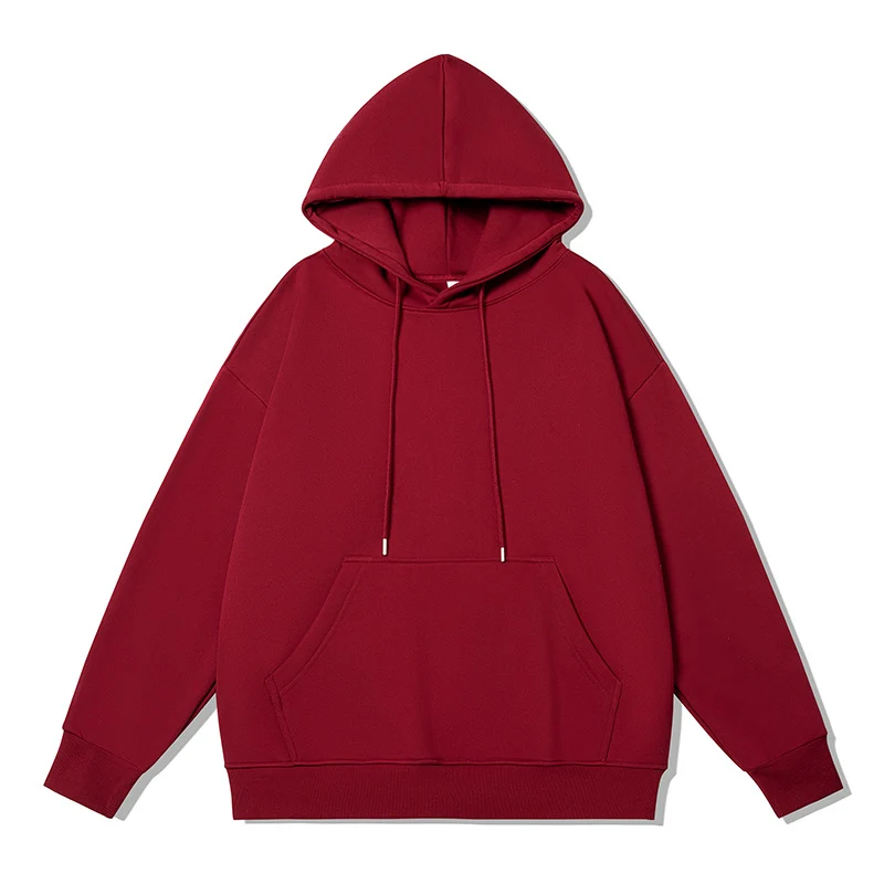 Unisex Oversize Kapuzenpullover mit Kängurutasche und weichem Fleece-Innenfutter Drune