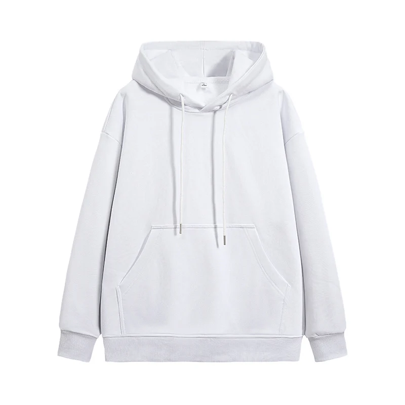 Unisex Oversize-Kapuzenpullover mit Kängurutasche und Drop-Shoulder Drune