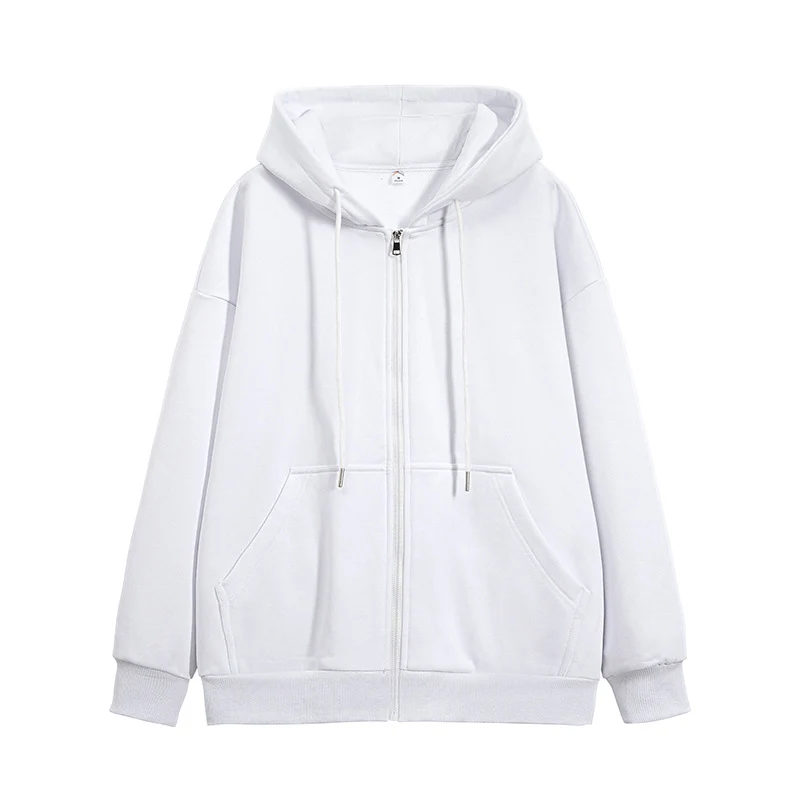 Unisex Oversize Kapuzen-Fleecejacke mit Boxy-Schnitt und Metall-Reißverschluss Drune