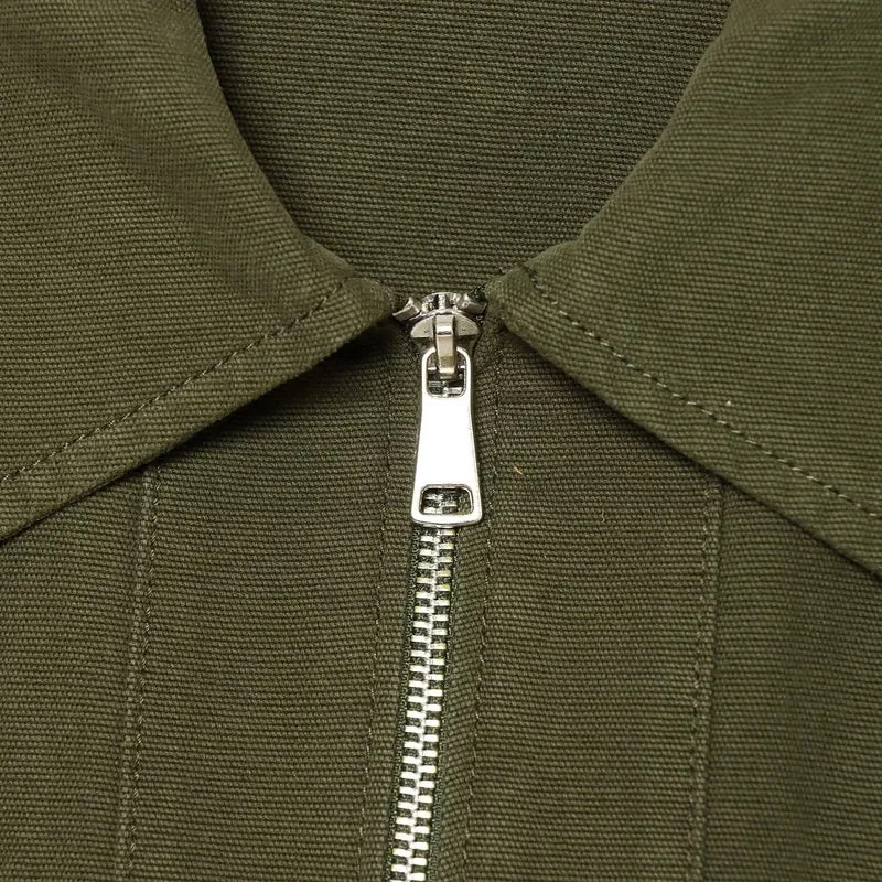 Damen Kurzer Utility‑Blouson mit Frontreißverschluss, Pattentaschen und Taillenraffung Drune