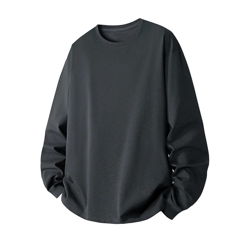Herren Oversize-Sweatshirt aus Baumwollmix mit Rundhalsausschnitt und gerippten Bündchen Drune