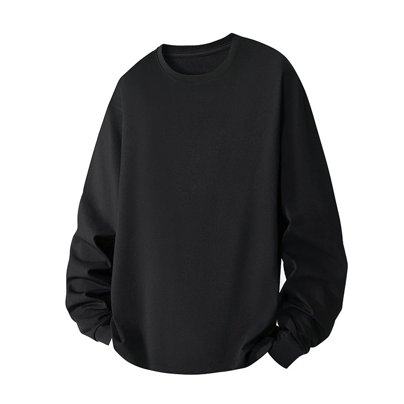 Herren Oversize-Sweatshirt aus Baumwollmix mit Rundhalsausschnitt und gerippten Bündchen Drune