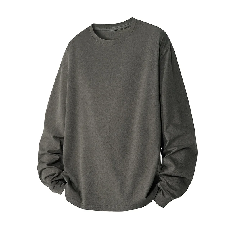 Herren Oversize-Sweatshirt aus Baumwollmix mit Rundhalsausschnitt und gerippten Bündchen Drune