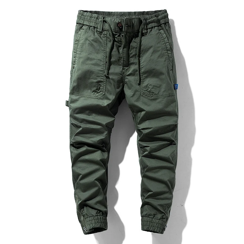 Herren Multifunktions-Cargojoggerhose mit elastischem Komfortbund, Karabiner‑Loop und Zipper-Knöchel Drune