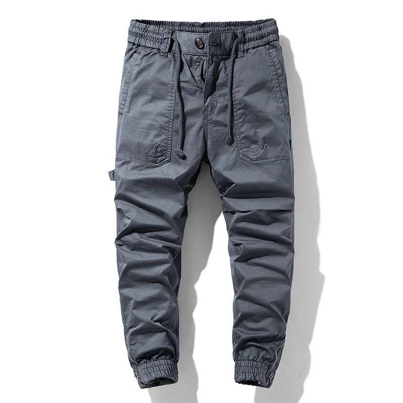 Herren Multifunktions-Cargojoggerhose mit elastischem Komfortbund, Karabiner‑Loop und Zipper-Knöchel Drune