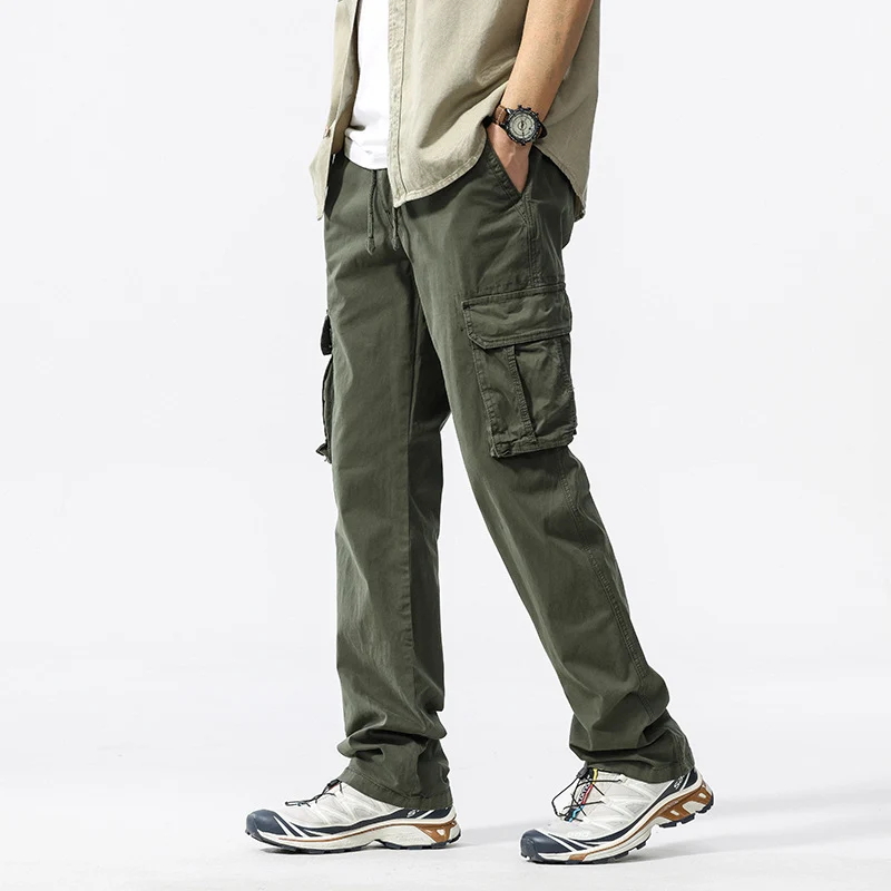 Herren Multifunktionale Cargohose mit elastischem Komfortbund, Tunnelzug und Organizer‑Taschen Drune