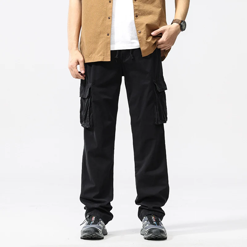 Herren Multifunktionale Cargohose mit elastischem Komfortbund, Tunnelzug und Organizer‑Taschen Drune