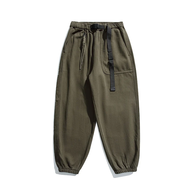 Herren Lockere Cargo-Jogginghose mit elastischem Bund Kordelzug und Utility-Taschen Drune