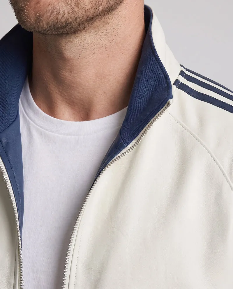 Unisex wendbare Sportjacke mit Wendedesign, Stehkragen, durchgehendem Reißverschluss und auffälligen Ärmelstreifen