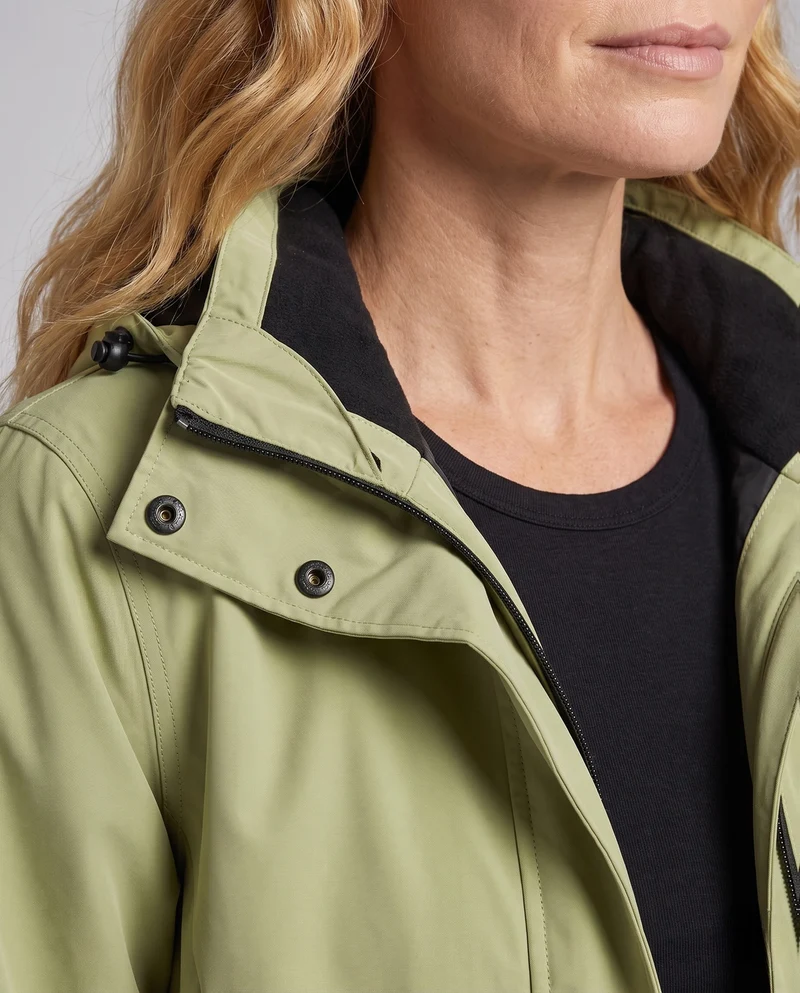 Unisex zweifarbige Softshelljacke mit Kapuze, wind- und wasserabweisende Outdoor-Leistung