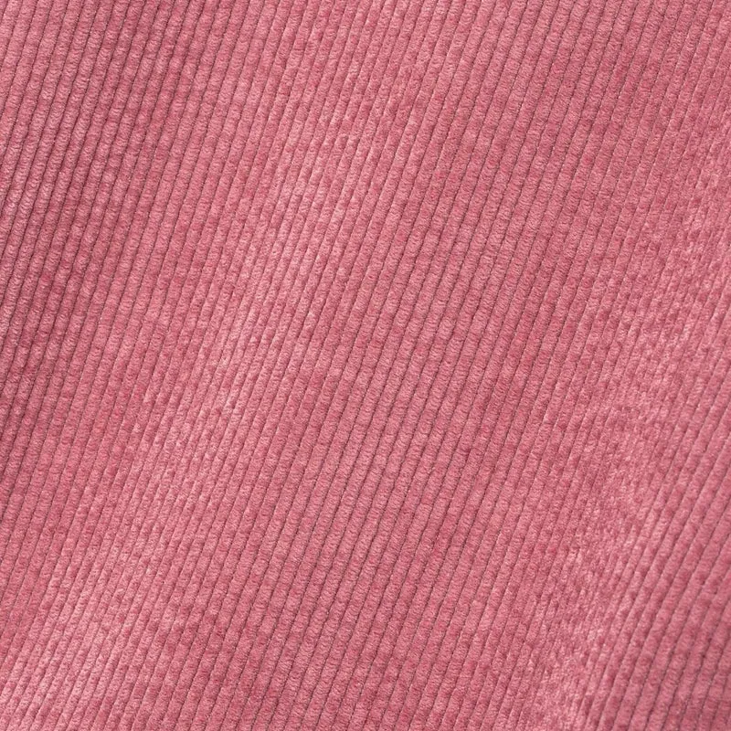 Damen Kurze Cord-Collegejacke mit Kunstlederkragen und aufgesetzten Pattentaschen Drune