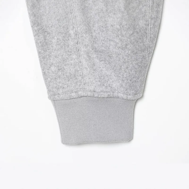 Damen Kurze Boxy-Kapuzenjacke aus Wollfleece mit Reißverschluss Drune