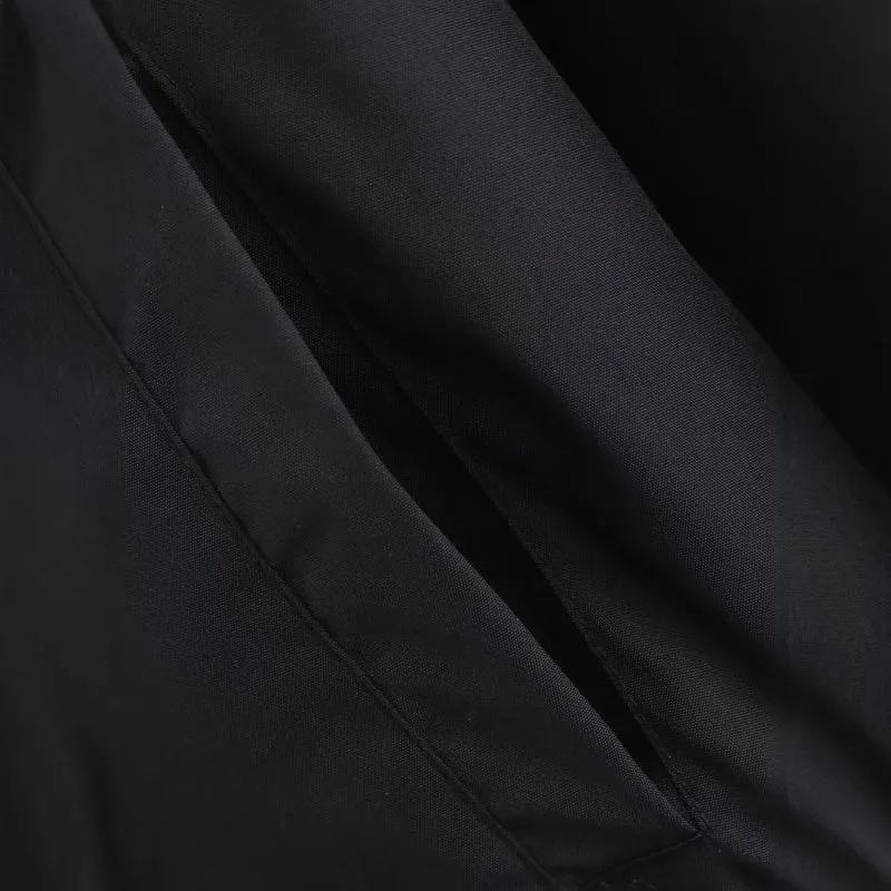 Damen Kurze Boxy-Jacke mit gefüttertem Kunstfellkragen und elastischem Saum Drune