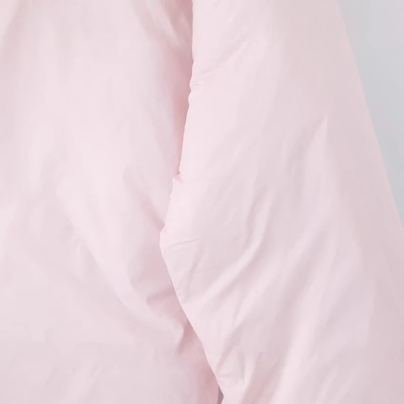 Damen Kurze boxy Funktionsjacke mit Kapuze, wattierter Isolierung und diagonalen Reißverschlusstaschen Drune