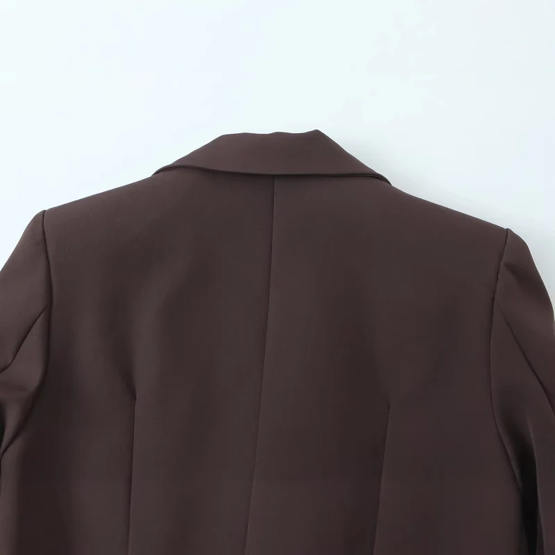 Damen Kurzblazer mit Doppelknopfverschluss und fallendem Revers Drune