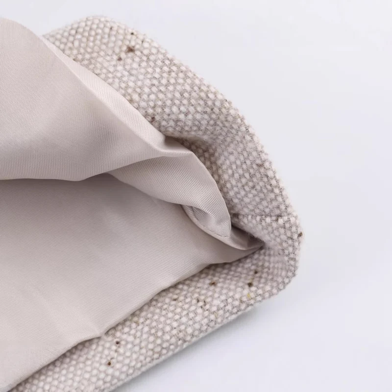 Damen Kurzblazer im Tweed‑Look mit taillierter Schnittführung Drune