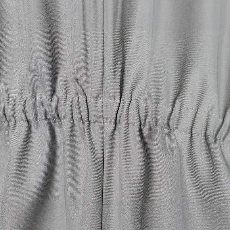 Damen Kurzblazer im minimalistischen Clean‑Look mit Stehkragen und verdeckter Knopfleiste Drune