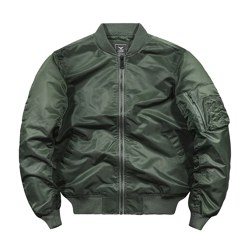 Herren Camouflage-Bomberjacke im Fliegerstil mit Mehrfach-Taschen und Strickbündchen Drune