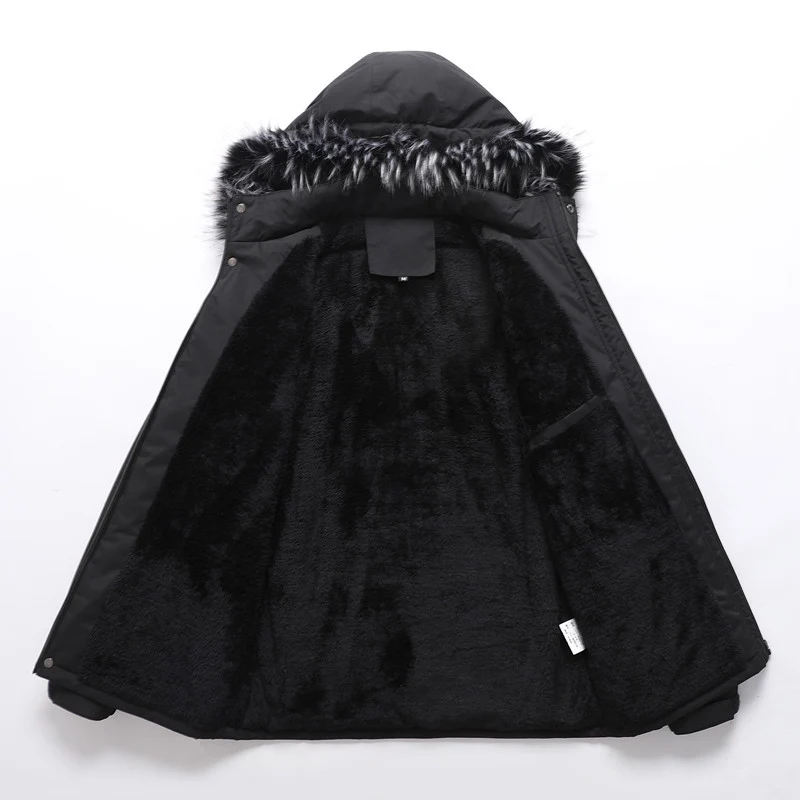 Herren Arctic-Insulated Parka mit abnehmbarer Kunstfellkapuze und reflektierenden Details Drune