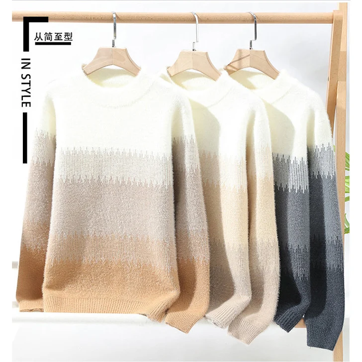 Damen Kuscheliger Pullover mit modernem Farbverlauf Drune