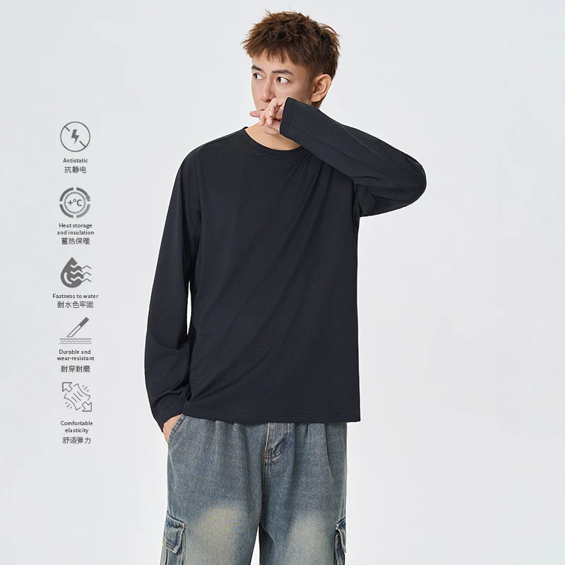 Herren Langarm-Thermo-Shirt mit Waffelstruktur und atmungsaktivem Funktionsmaterial Drune