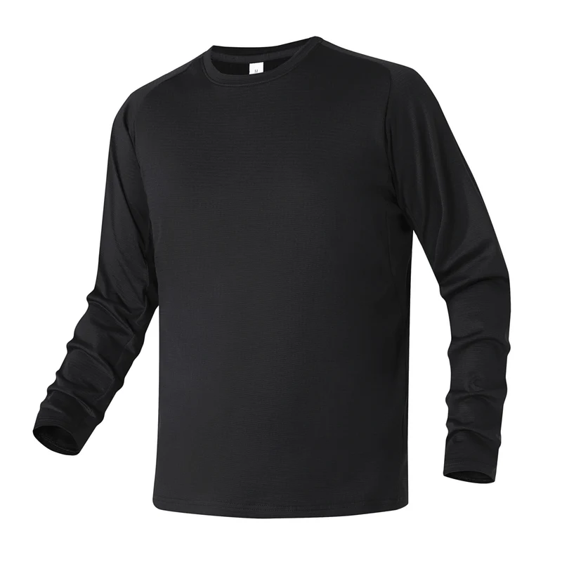 Herren Langarm-Thermo-Shirt mit Waffelstruktur und atmungsaktivem Funktionsmaterial Drune