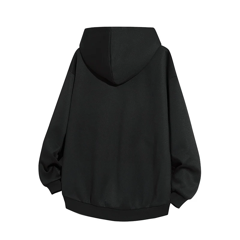 Herren Kapuzenjacke mit Teddy‑Fleece‑Futter und kariertem Kapuzeninnenfutter, durchgehendem Reißverschluss Drune