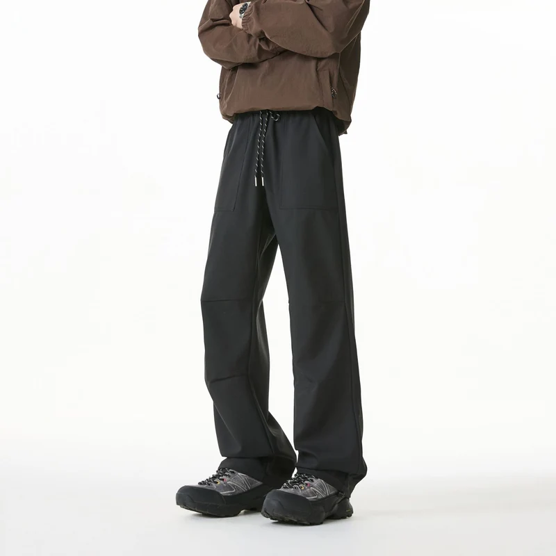 Herren Jogging-Cargohose mit elastischem Bund und verstellbarem Saum Drune