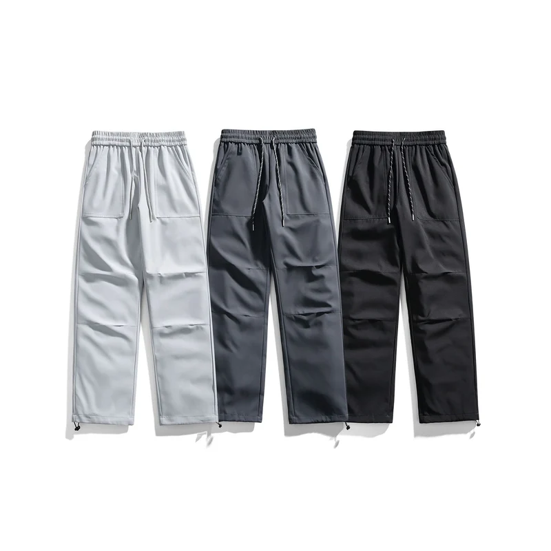 Herren Jogging-Cargohose mit elastischem Bund und verstellbarem Saum Drune
