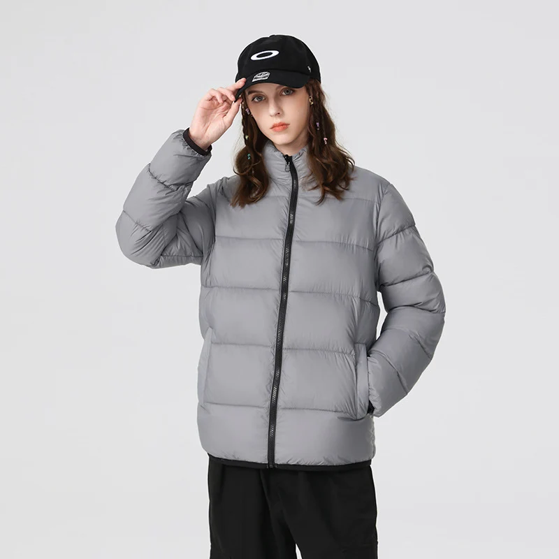Herren Gepolsterte Steppjacke mit hohem Stehkragen und thermischer Isolierung Drune