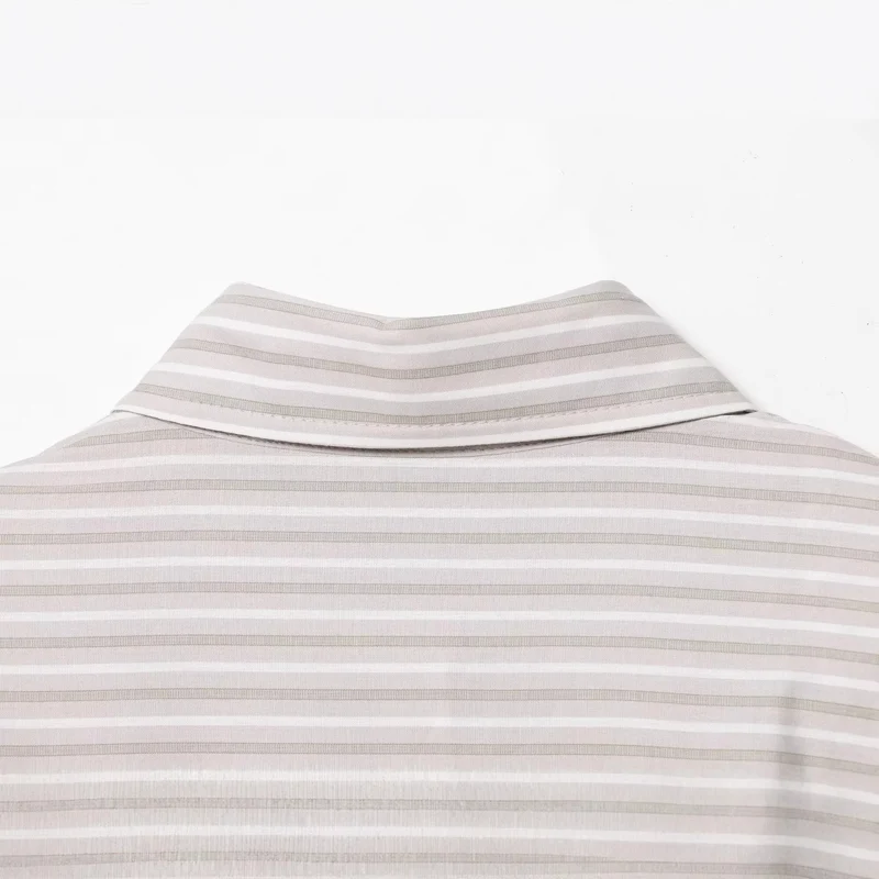 Damen Gestreifte Oversize‑Hemdbluse mit Western‑Yoke Drune
